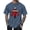 Dark Blue, variant on Mens Christian Shirts Jesus Cross Fashion Graphic Tees Oversized Crewneck Clothes for Travel Leisure Dating
