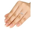 thumbnail image 5 of 1/10 Carat T.W. Diamond Bypass Cluster 10kt Rose Gold Engagement Ring, 5 of 5