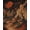 Orange, Pattern 5, variant on Design&I 8'x10' Washable Area Rug Earthy Tones Abstract Skull Art Surreal Landscape with Cosmic for Living Room, Family Extra Large Skid-Resistant Low Profile