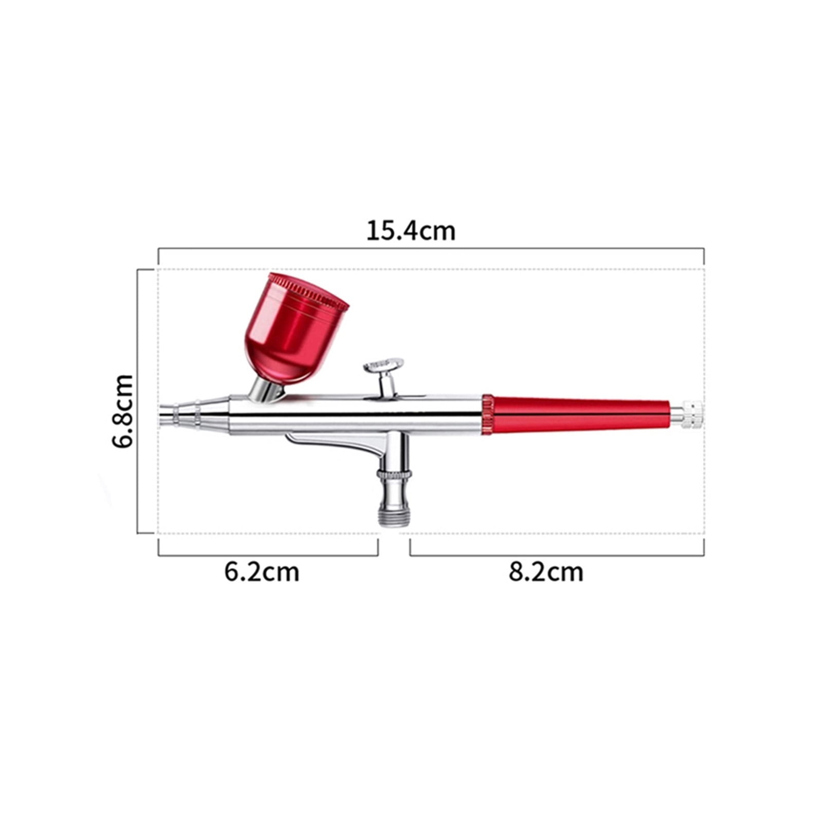 AC 131 Dual Action Red Airbrush Pen Spray Art Painting Tattoo Cake Makeup Beautifu Model Air Brush Gun ,Versatile applications