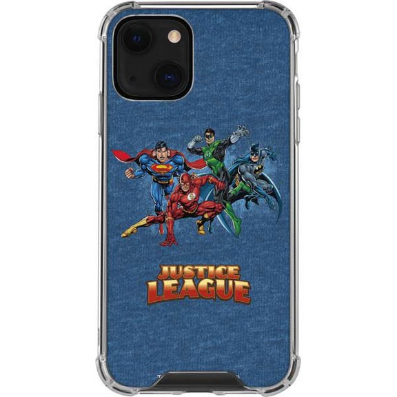Skinit DC Comics Justice League Heroes iPhone 14 Plus Clear Case