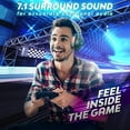thumbnail image 2 of HP USB Computer Gaming Headset with Microphone 7.1 Surround Sound Virtual, Noise Cancelling Mic, Comfort Fit LED RGB Backlit Wired Headphones for Laptops/PC, 2 of 5