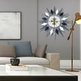 thumbnail image 5 of 60*60cm Multicolor Wall Clock Iron&Aluminum Modern Decorative Wall Clock for Living Rooms Bedrooms Sitting Rooms, 5 of 19
