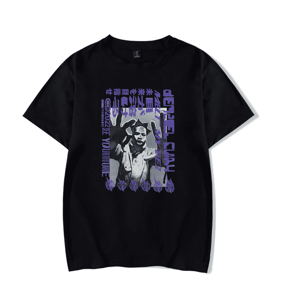 Denzel Curry Merch T-Shirt Melt My Eyes Tour Poster T Shirts Men Women Short Sleeve Rapper Hip Hop Top Tees
