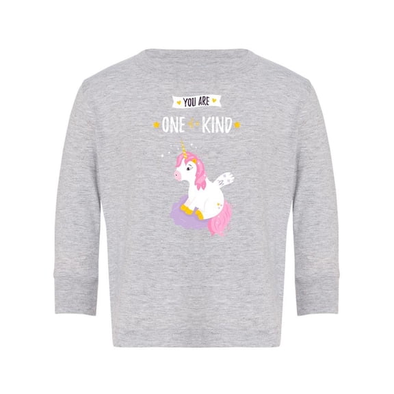 One Of A Kind Unicorn Long Sleeve Toddler -Image by Shutterstock,  4 Toddler