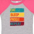 thumbnail image 4 of Inktastic Stand Up Paddle Boarding Eat Sleep Paddle Repeat Boys or Girls Baby Bodysuit, 4 of 5