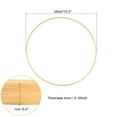 thumbnail image 2 of Uxcell 10.2" Wooden Bamboo Floral Hoop Rings for DIY Crafts Wedding Wreath 8Pack, 2 of 5