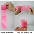 thumbnail image 5 of 6 Pack 2 Inches Cohesive Bandage Self Adhesive Wrap Elastic Self Adherent Vet Wrap Breathable Self Stick Tape for Wrist, Ankle, Sports, Tatoo Wrap(5 Yards, Multi Colors), 5 of 5