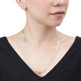 thumbnail image 5 of Cadena Collar Ametrinaa Valentina Estrella 4mm Unisex 60cm Oro Italiano 10k, 5 of 5