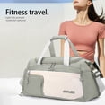 thumbnail image 5 of Travel Bag Backpack, Polyester Waterproof Design, Large Capacity Lightweight, Multifunctional Carry-on Luggage, Wet Dry Separation Compartments, Topliu, 5 of 6