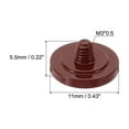 thumbnail image 2 of Camera Shutter Button, 5 Pack Soft Shutter Release Button Camera Button Concave, Dark Red, 2 of 6