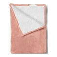 thumbnail image 2 of Bridal Shower Soft Flannel Fleece Throw Blanket, Bride in Abstract Romantic Wedding Dress with Umbrella Artwork Print, Cozy Plush for Indoor and Outdoor Use, 50" x 60", Salmon and White, by Ambesonne, 2 of 5