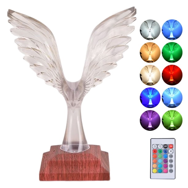 Luz De Noche Touch Control Night Light Recargable Eagle Lámpara de noche Accesorios para el hogar (H) Likrtyny Para estrenar