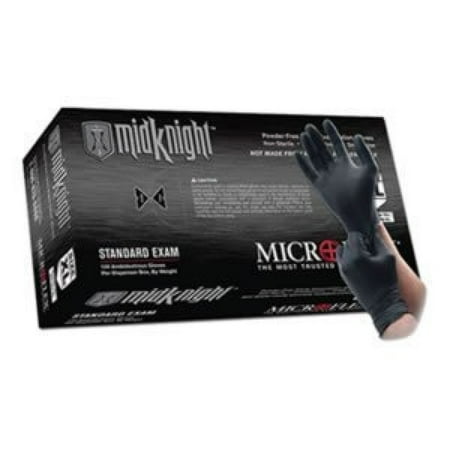 

YYueJIEF Midknight Powder-Free Medical Grade Nitrile Exam Gloves (1000 Gloves)