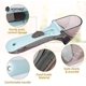 thumbnail image 5 of Juego de cucharas medidoras de plástico para su cocina: dos cucharas para todo tipo de medidas. Parte posterior magnética para ayudar a permanecer en su refrigerador. Ajustable, fácil de usar., 5 of 8
