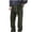 Green Casual Pants for Men, variant on HOOMEUMY Men's Straight Fit Corduroy Pants with Pockets Solid Color Loose Workwear Trousers Drawstring Elastic Waist Bottoms Green XXL