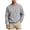 Gray, variant on Fall Sweatshirts for Men Drop Shoulder Casual Fleece Pullover Classic Loose Long Sleeve Tops Cozy Athletic Sweatshirt