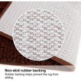 thumbnail image 5 of Alfombrilla de baño de microfibra antideslizante, lavable, de secado rápido, absorbente, para ducha (16 x 24 pulgadas, beige), 5 of 5