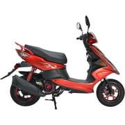 HHH Wave 150cc Fully Automatic Gas Street Scooter Moped for Adults 150cc Street Bike with 10 Aluminum Wheels -Blue