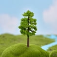 thumbnail image 1 of Pointed Green Tree Model Multi-layer Perspective Tree Sand Table Green Plant Mini Tree Perspective Succulent Flower Pot, 1 of 1