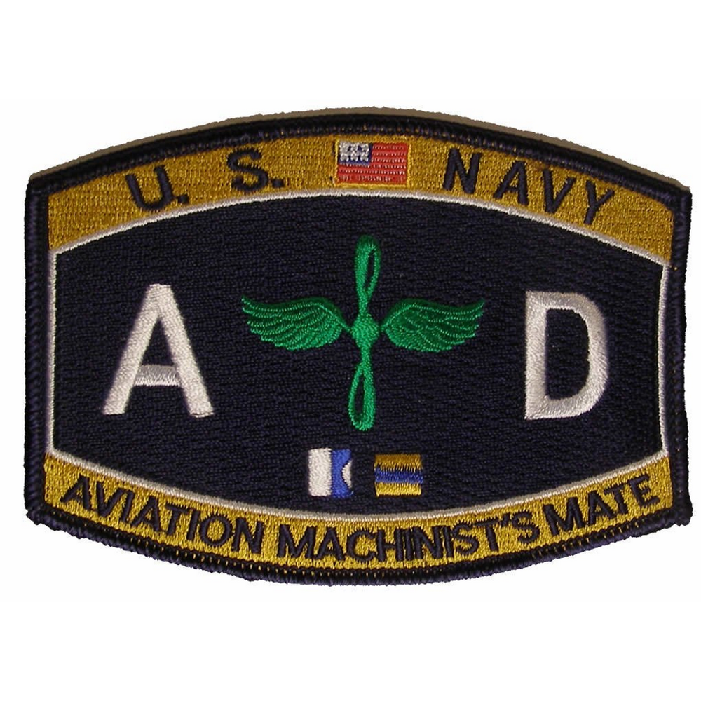 USN NAVY AD AVIATION MACHINIST'S MATE MOS RATING PATCH SAILOR VETERAN