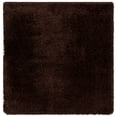 thumbnail image 3 of SAFAVIEH California Plush Solid Shag Area Rug, Brown, 4' x 4' Square - Modern Design, Brown, Non-Shedding & Easy Cleaning, Ultra Plush Thick Pile, Ideal for Living Room, Bedroom, 3 of 17