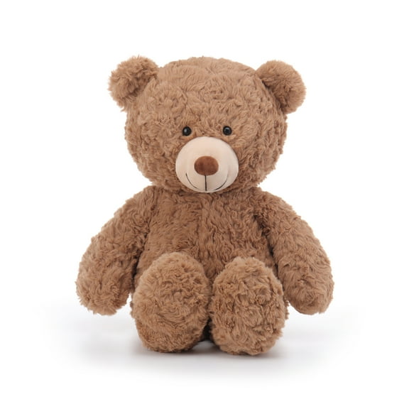 Apricot Lamb Brown Flower Bear Plush Toy for Kids 16 Inches