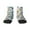 2 Black-2, variant on Elephant Tree Pattern Quarter Crew Socks,Toe Seamed Ankle Socks,Cotton Cushioned Breathable Athletic Crew Sports Socks