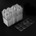 thumbnail image 2 of 100 Piezas de Cartón de Huevos de Plástico A Granel Soporte de Bandeja de Huevos de Pollo Transparente 4 Cuadrículas, 2 of 9