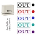 thumbnail image 7 of Printtoo Out Self Inking Rubber Stamp Pre-Inked Office Stamp- Home Office Business Stationery, 47 x 20 mm Purple, 7 of 7