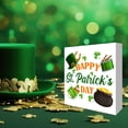 thumbnail image 3 of 5x5 IN St. Patricks Day Decor,Happy St. Patricks Day Wood Sign St. Patricks Day Decorations Home Kitchen Tabletop Shelf Desk Decoration, Wooden Box Sign, 3 of 6