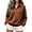 13#Brown, variant on Womens Pullover Leopard Print Lapel Collar Sweatshirt for Women Fall Winter V Neck Long Sleeve Loose Fit Oversized Casual Tops Ladies Streetwear Brown 2XL