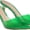 Green, variant on Women's Clear Pointed Open Toe Stiletto Heel Slide Sandals – Fashion Slip On Transparent Strap High Heels Mules for Party Wedding Prom