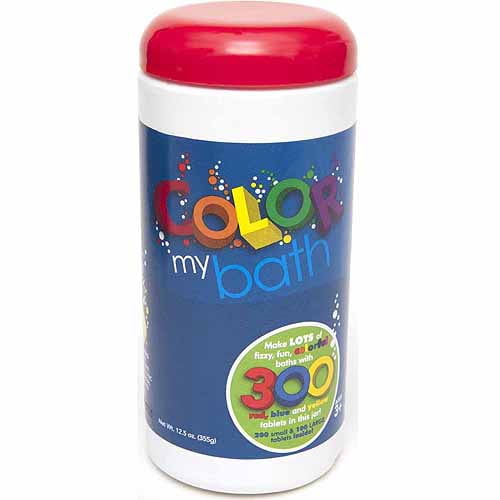 Color My Bath Color Changing Bath Tablets, 300Count