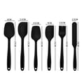 thumbnail image 5 of Food Grade Silicone Rubber Spatula Set for Kitchen Baking,Cooking,and Mixing High Heat Resistant Non Stick Dishwasher Safe BPA-Free Black Set of 6, 5 of 7