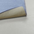 thumbnail image 2 of Home Essence Stria Border Stripe Marshmallow Bath Rug, 2 of 7