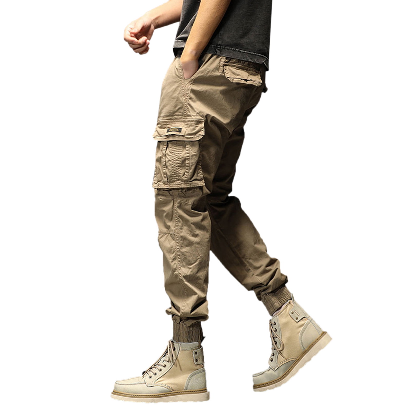 zuwimk Cargo Pants For Men,Men's Relaxed Fit Stretch Cargo