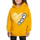 thumbnail image 1 of Sudaderas con capucha para niños y niñas, sudaderas casuales de manga larga, lindas sudaderas de gran tamaño con bolsillo de polar, chaquetas para niñas, 1 of 4