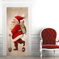 thumbnail image 3 of Adhesivo De Ventana De Navidad, 2 Uds., Pegatina De Papá Noel De Pvc, Pegatina De Pared De Navidad Impermeable Para Puerta De Espejo, Oficina, Sala De Estar Minnieouse HA019948-00, 3 of 6