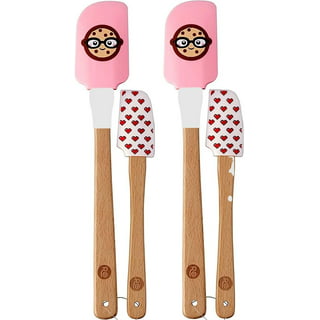 Zulay Kitchen Silicone Spatula Set with Durable Stainless Steel Core -  Pink, 4 - Gerbes Super Markets
