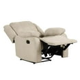 thumbnail image 6 of Pemberly Row Modern / Contemporary Fabric Manual Recliner in Oatmeal, 6 of 8