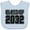 Blue, variant on Inktastic class of 2032 Boys or Girls Baby Bib