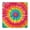 Colorful Rainbow Tie-1, variant on Colorful Rainbow Tie Dye Spiral Pattern Square Fitted Tablecloth with Elastic Edge,Square Table Cover,Washable Elastic Table Cover for Home Kitchen Party Decor 34"x34"