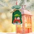 thumbnail image 3 of Honganda Christmas Candy Bag, Cartoon Print Christmas Treat Bags Plastic Drawstring Gift Bags Snack Wrapping, 3 of 6