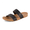 Black, variant on Josie Womens Sandals – Slip On Two Strap Slides Comfort Flip Flops Beach Sandals for Women