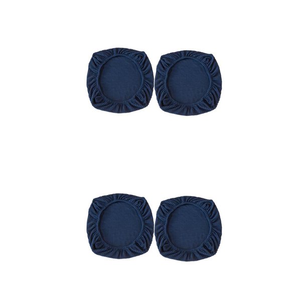 Advancent 2 uds. Funda para silla de oficina con división de grano de maíz Protector exterior Universal estilo Simple decoración del hogar azul profundo 2piezas