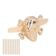 thumbnail image 3 of Skull Rivets, Surfaces Plating Treatment Skull Prong Stud Fashionable Corrosion Resistant Wide Applications Zinc Alloy 150Pcs Beautiful  For Belts ANGGREK Oro, 3 of 7