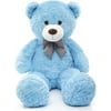 Toys Studio Giant Teddy Bear Plush Stuffed Animals for Girlfriend or Kids 47 inch, (Blue)