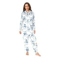 thumbnail image 4 of joogoo Snowman Snowflake Unisex Adults Onesies Pajamas Jumpsuits L, 4 of 7