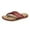 Red, variant on YOUSNH Ladies Fashion Solid Color Leather Leaf Decorative Flip on Sandals Womens Slippers Womens Slippers Red 6.5